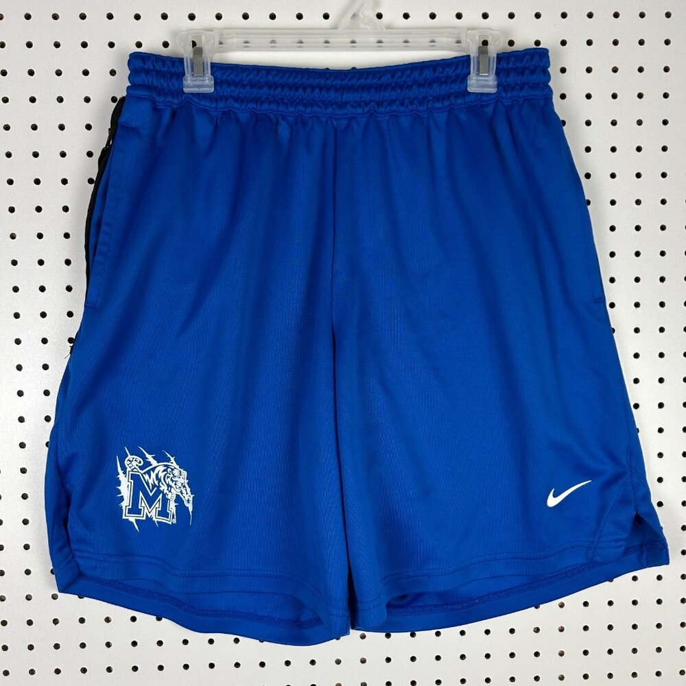 Nike Memphis‎ Tigers Shorts Large Blue Workout Penny Dri Fit Team Issued PE